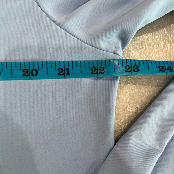 [XL] Peter Millar Women Opal Sky Blue L/S Polo Jersey Shirt UPF50 - Picture 10 of 12